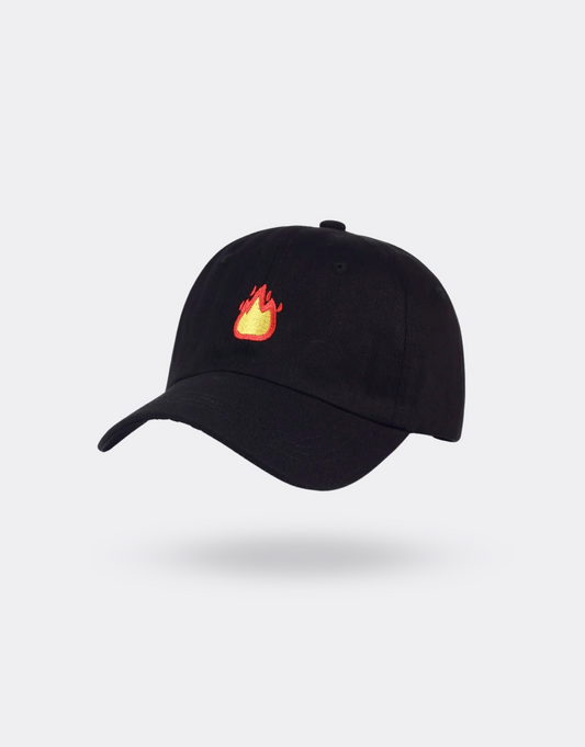 Sneaked - Casquette avec motif flamme sur le devant