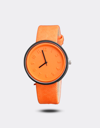 SNEAKED - Montre de couleur simple - Bracelet nato - Sneaked