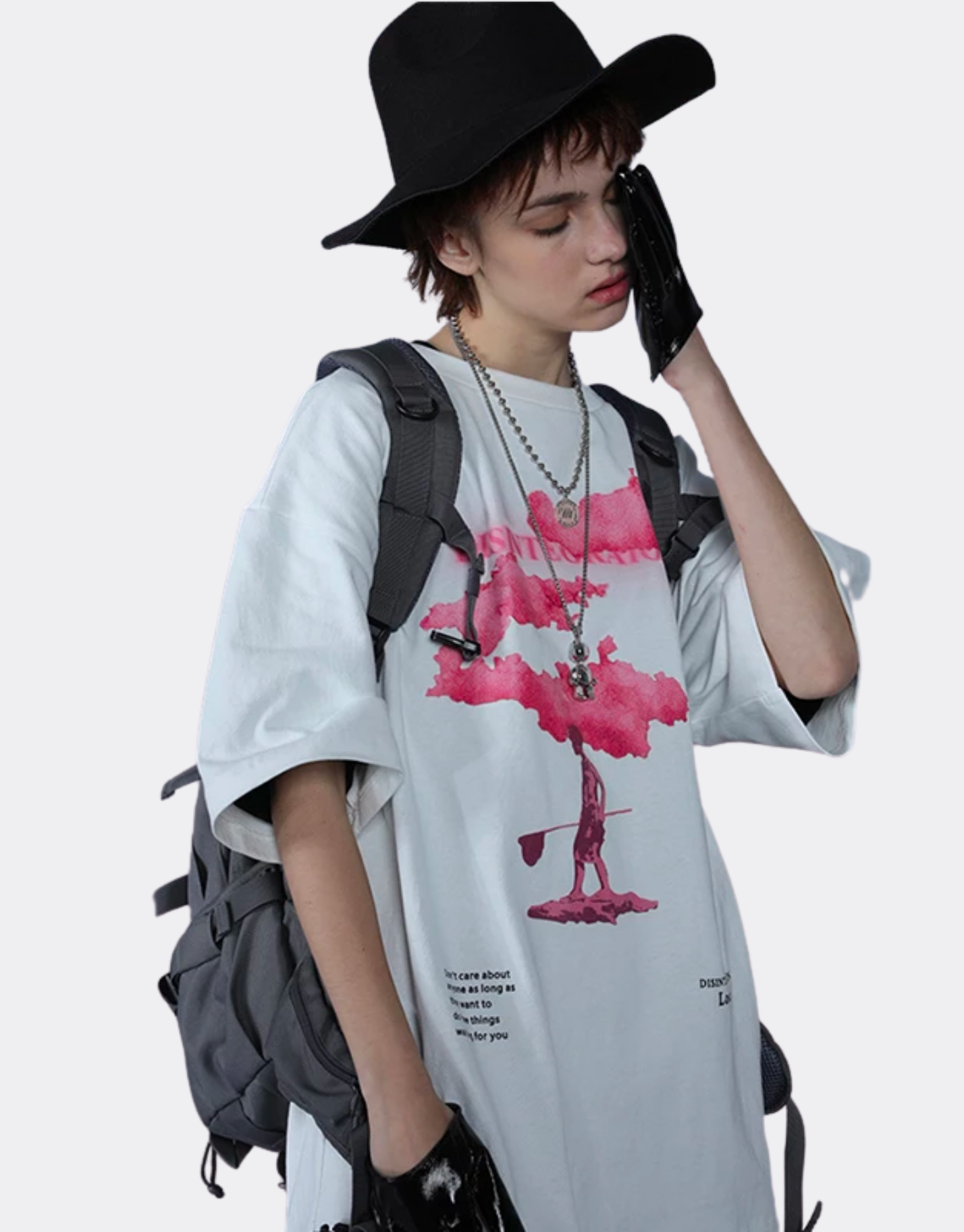 SNEAKED - T-SHIRT été - impirmé devant - Sakura japonais - Sneaked