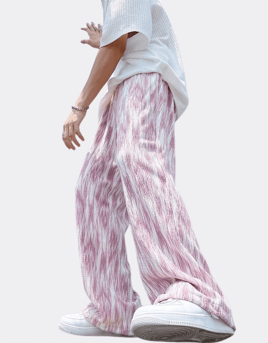 SNEAKED - PANTALON COLORÉ OVERSIZE TIE DYE - Sneaked