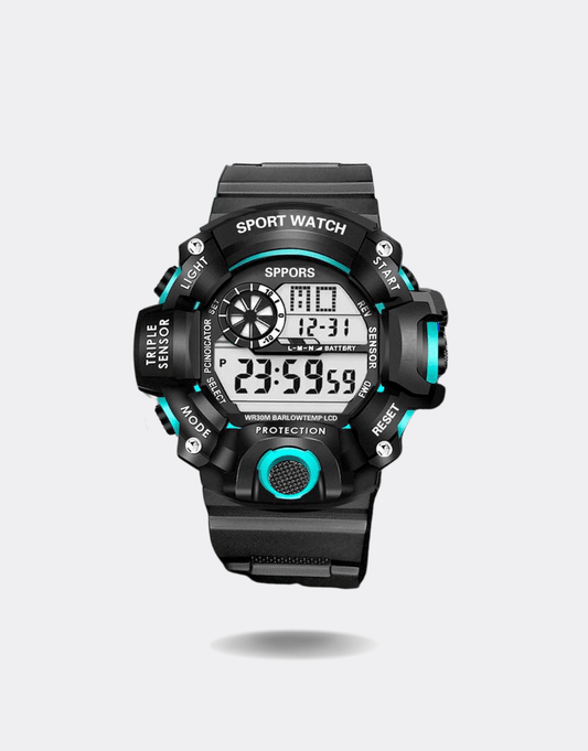 Montre sans aiguille - homme digital