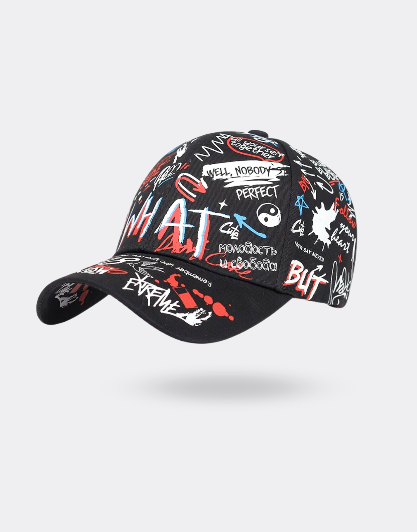 SNEAKED - Casquette de baseball - Grafiti what multicouleur - Sneaked