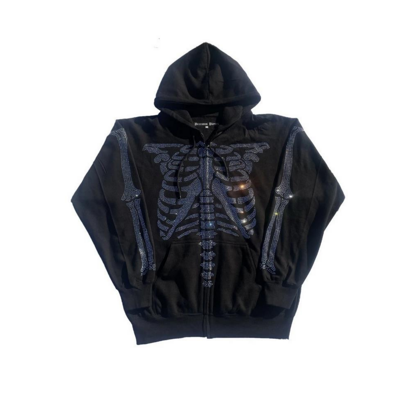 Sweat zippé à capuche - DIAMONDS SKULL - Sneaked