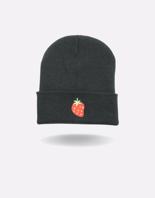 Bonnet - motif fraise