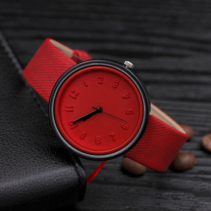 SNEAKED - Montre de couleur simple - Bracelet nato - Sneaked