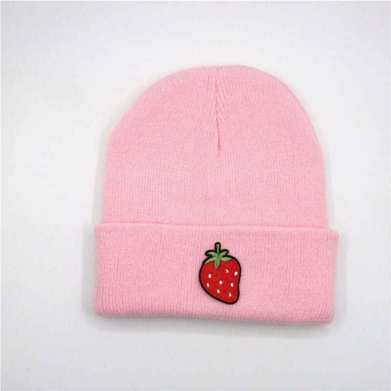 Bonnet - motif fraise