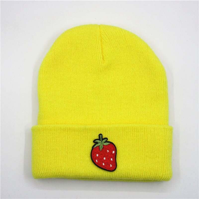 Bonnet - motif fraise