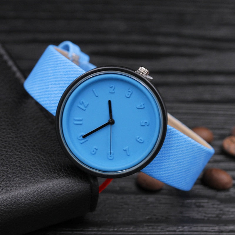 SNEAKED - Montre de couleur simple - Bracelet nato - Sneaked