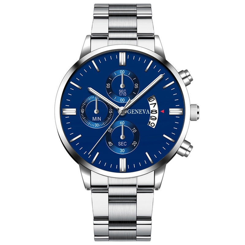 Montre homme en acier inoxydable de luxe - Quartz