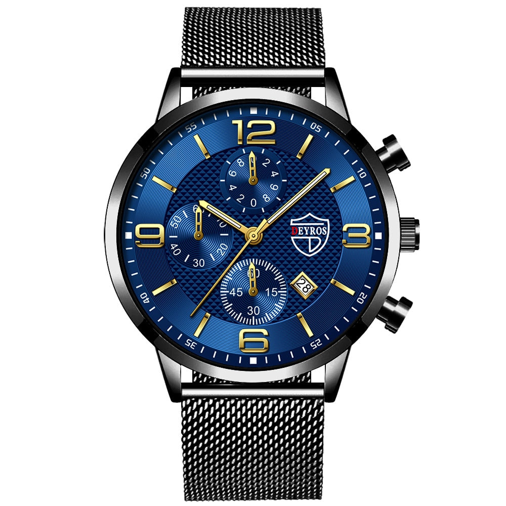 Montre homme luxe pas cher - acier