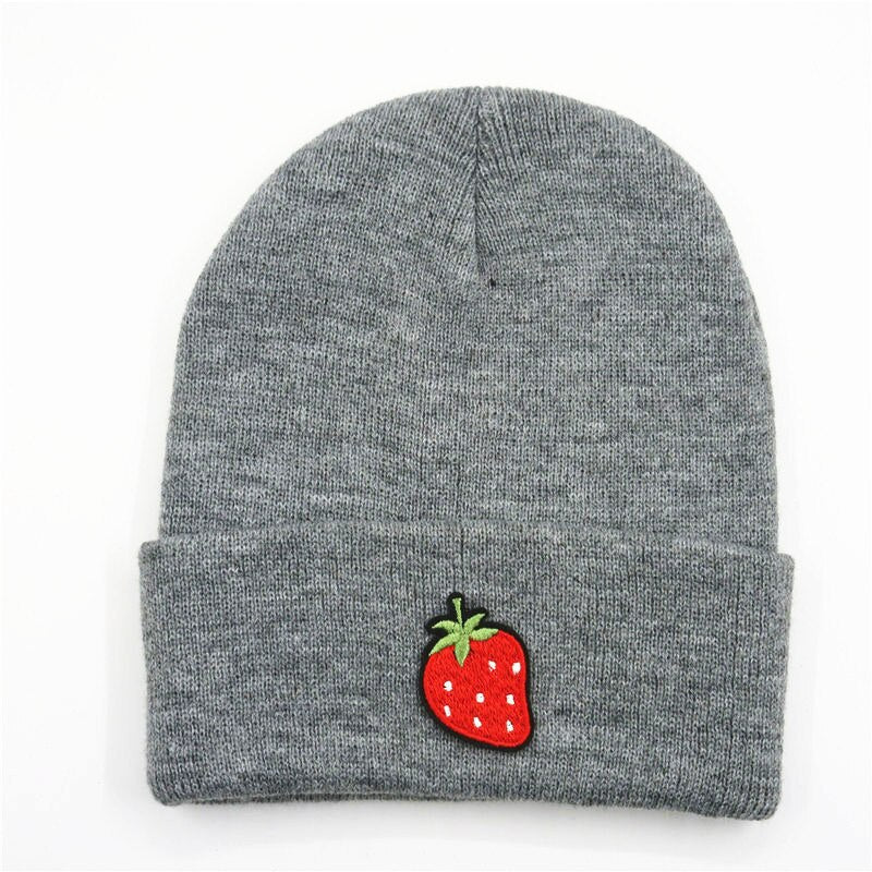 Bonnet - motif fraise