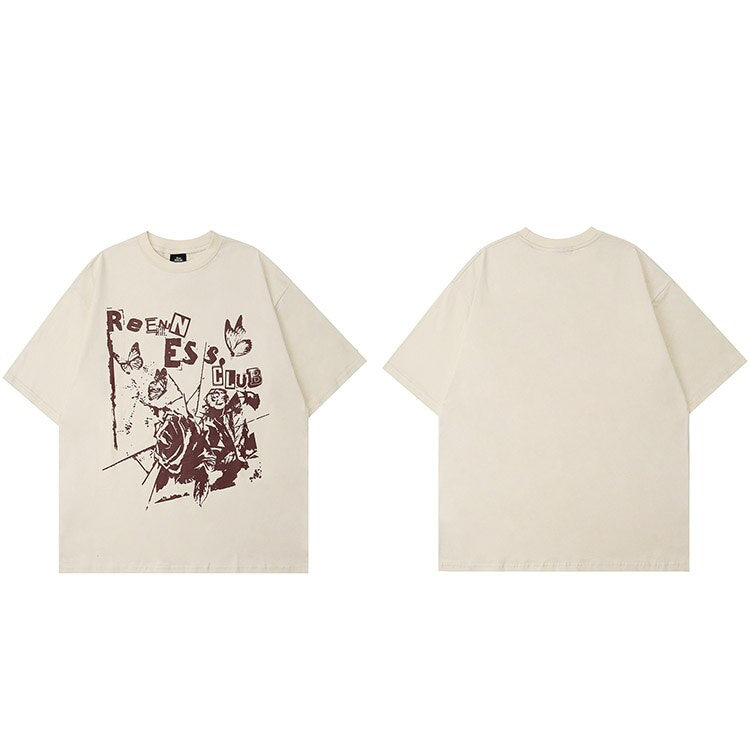 Sneaked - T-shirt coton imprimé écriture streetwear