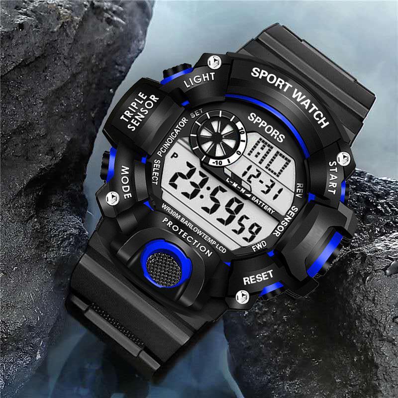 Montre sans aiguille - homme digital