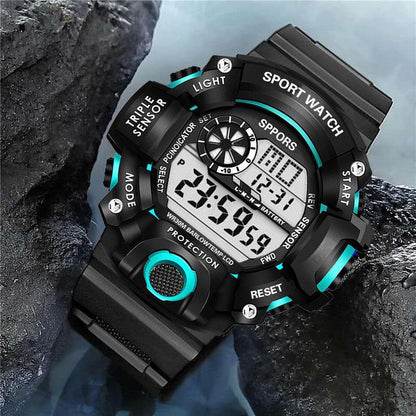 Montre sans aiguille - homme digital