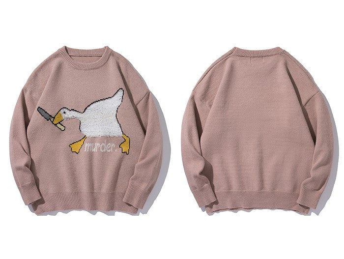 Pull en maille - CRAZY DUCK - Sneaked