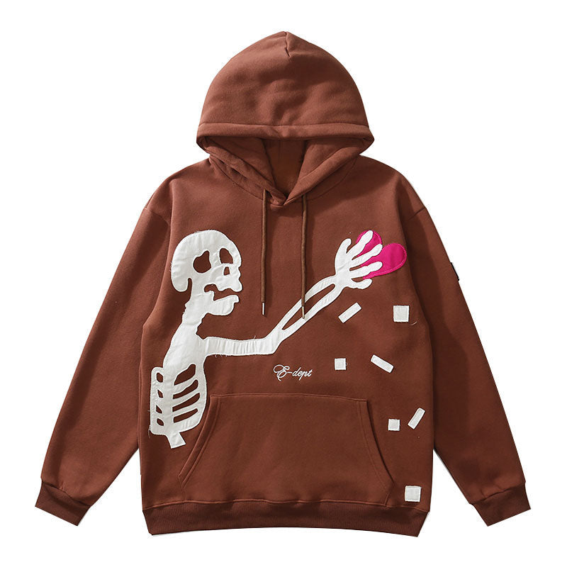 SWEAT À CAPUCHE - SKELETON HEART - Sneaked